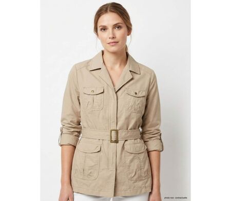 Veste Saharienne Rando Femme Mayflower Sicile Beige