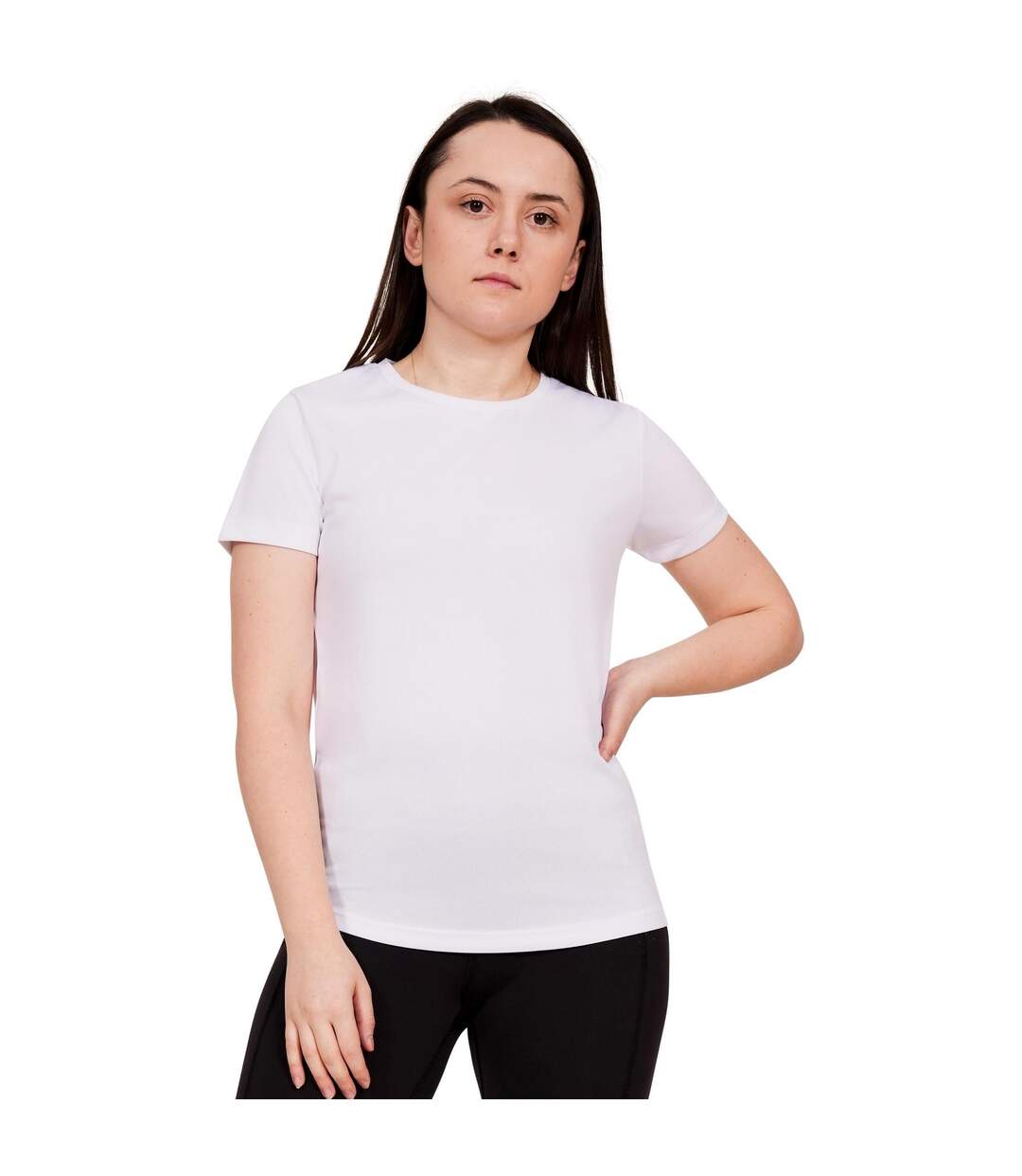 T-shirt original tech femme blanc Casual Classics