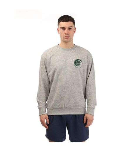 Mens Graphic Print French Terry Relaxed Fit T-shirt Grey New Balance