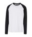 T-shirt Homme Blanc Noir Build Your Brand-2