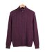 Pull camionneur col montant zippé 30% laine PIXEL1-5