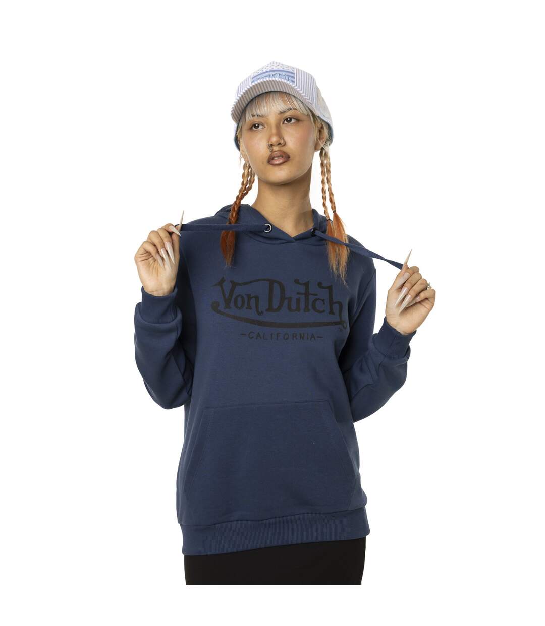 Sweat femme à capuche avec logo Basic Vondutch