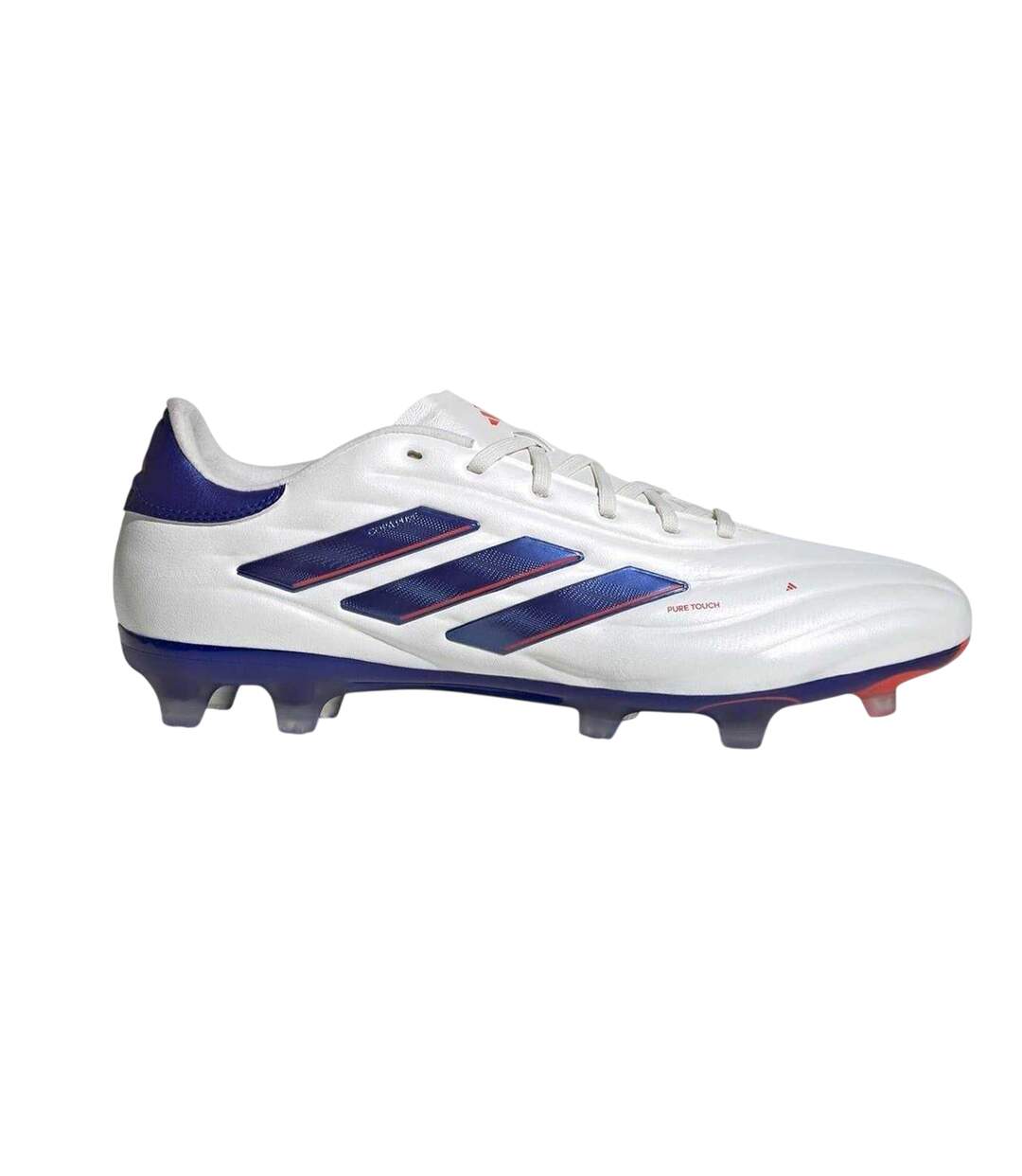 Mens Copa Pure 2 Elite Leather Firm Ground Football Boots White Blue Adidas-1
