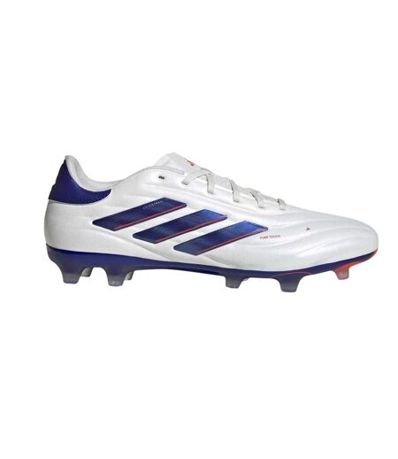 Mens Copa Pure 2 Elite Leather Firm Ground Football Boots White Blue Adidas