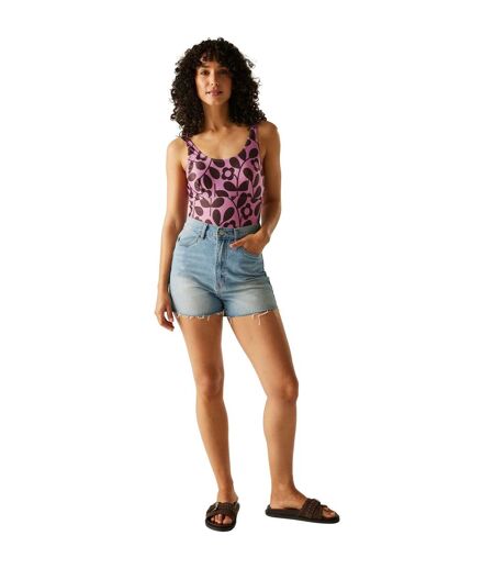 Maillot De Bain 1 Pièce Orla Kiely Femme Rose Regatta