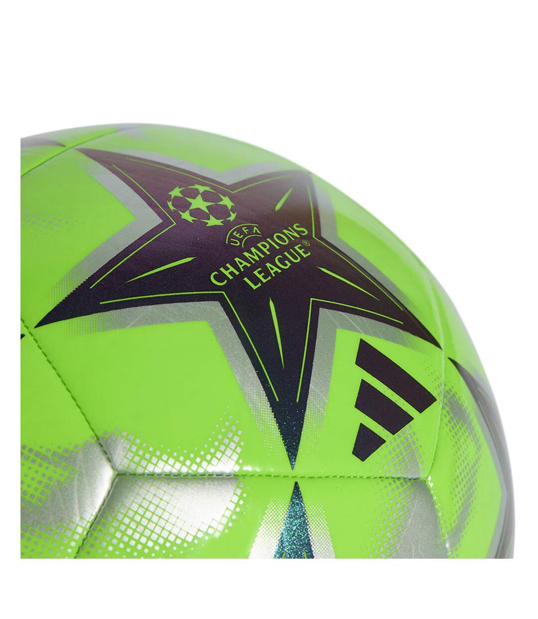 Ballon De Foot Motif/style Logo Étoile 26/27 Club Taille 4 Vert Noir Adidas-3