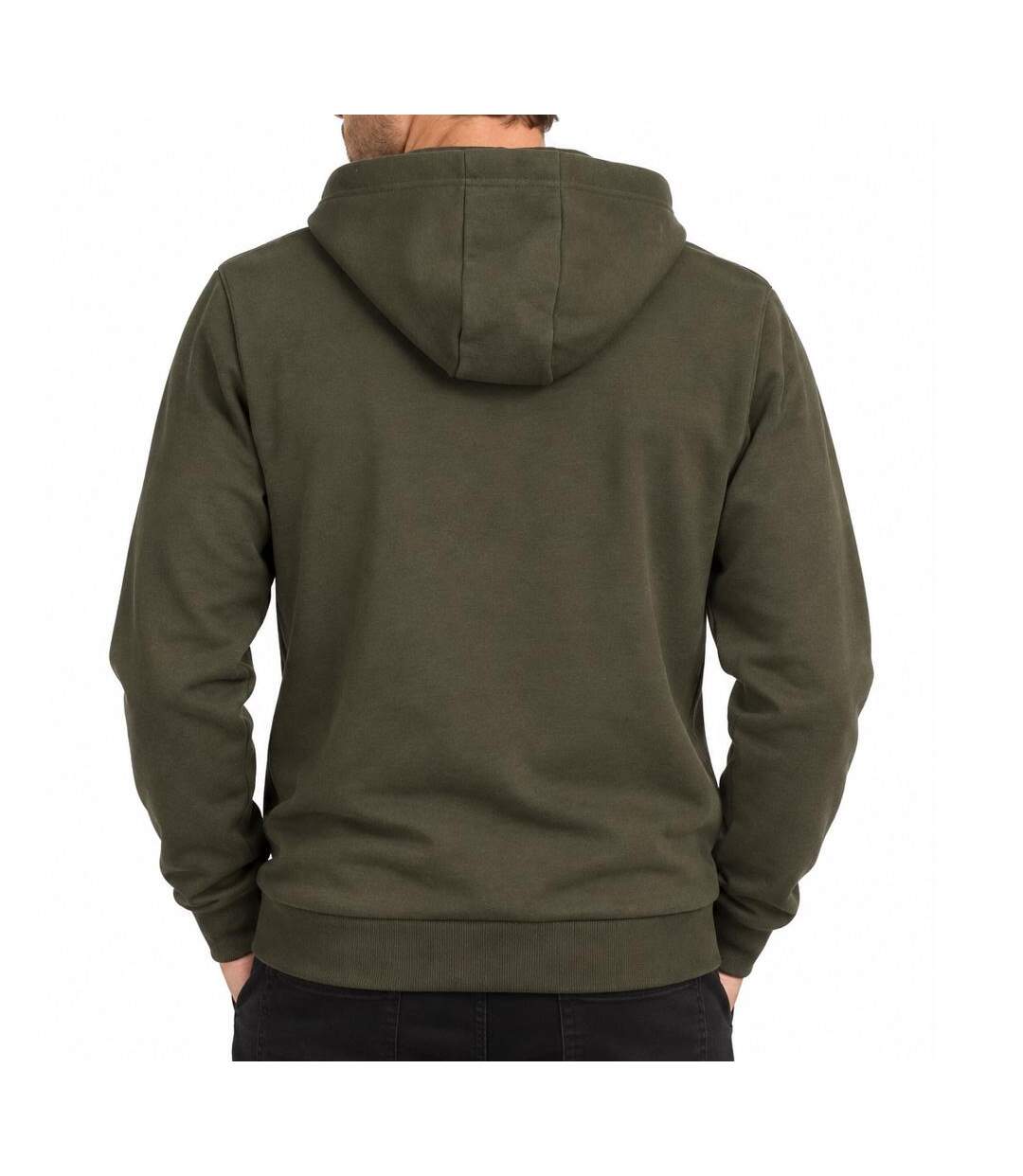 Sweat à capuche kaki homme ellesse sop23652a-2