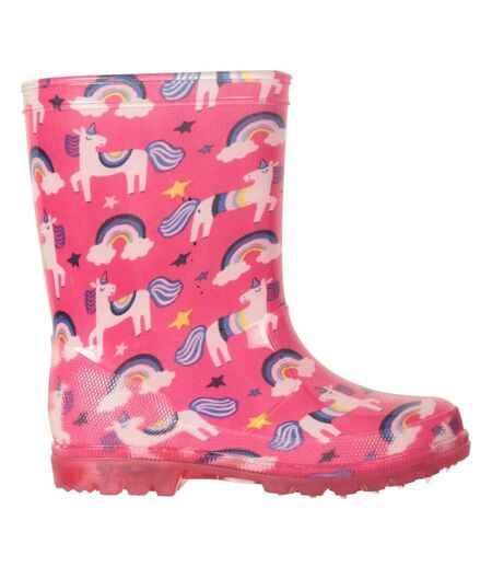 Bottes De Pluie Splash Tout-petit Rose Mountain Warehouse
