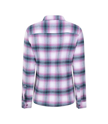 Womens/ladies willow flannel shirt grey Mountain Warehouse