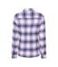 Womens/ladies willow flannel shirt grey Mountain Warehouse