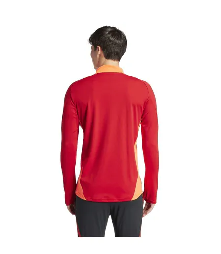 Mens Half Zip Long-sleeved Jersey Team Power Red Adidas