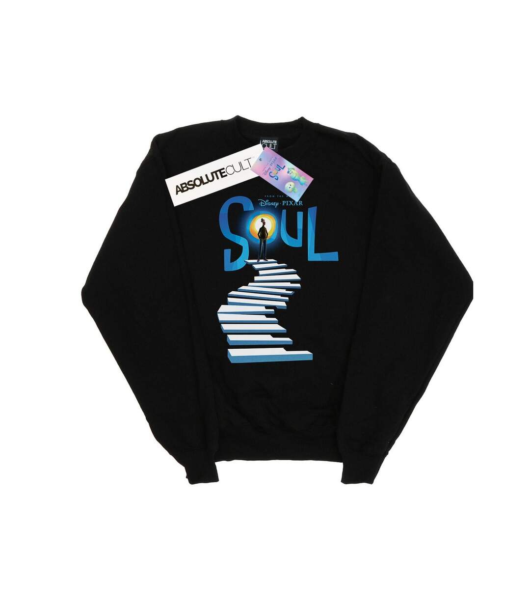 Disney Sweatshirt Womens/Ladies Soul Poster Art (Noir) - UTBI36409-1