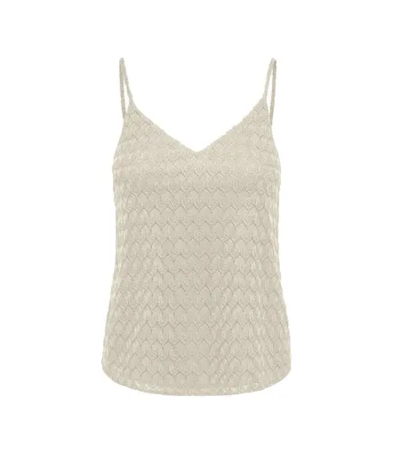 Débardeur beige femme jdy aavery