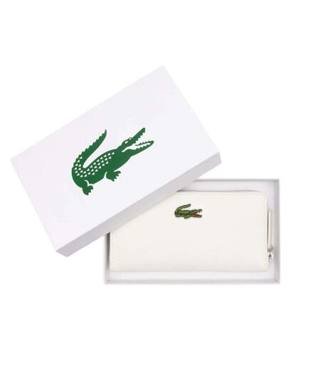 Porte-monnaie Femme 10,5 Cm X 20 Cm X 2,5 Cm Blanc Lacoste