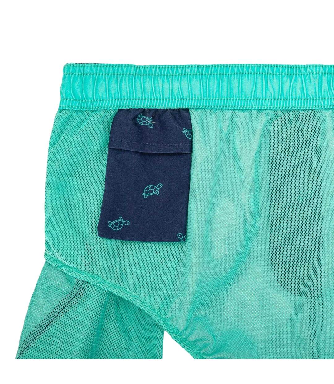 Short De Bain Motif/style Floral Homme Bleu Marine Hot Tuna-4