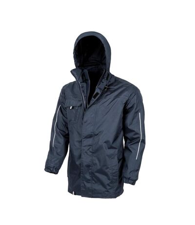 Womens/ladies transit 3 in 1 printable jacket navy Result Core