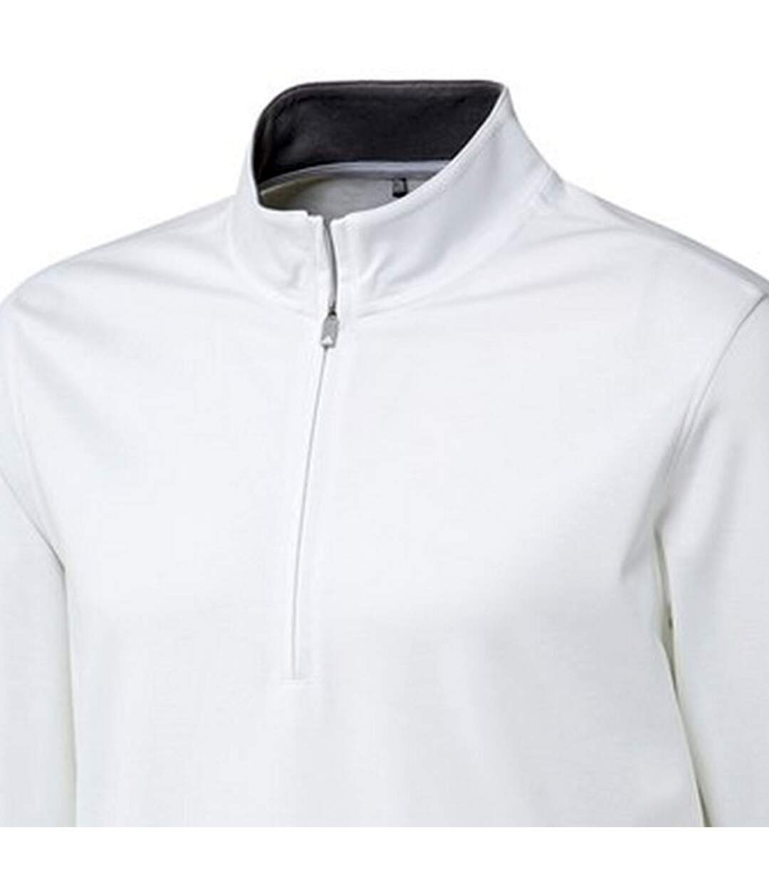 Mens elevated quarter zip sweatshirt white Adidas-3