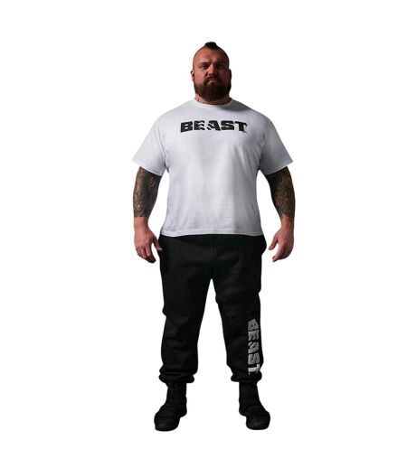 T-shirt Motif/style Central Homme Blanc BEAST