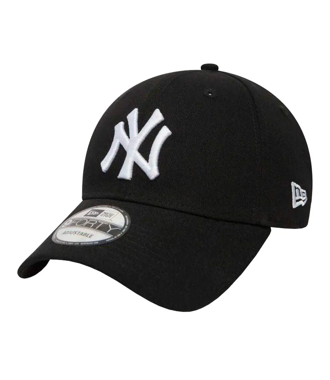 Unisex Adult 9forty League Basic New York Yankees Baseball Cap Black New Era-1