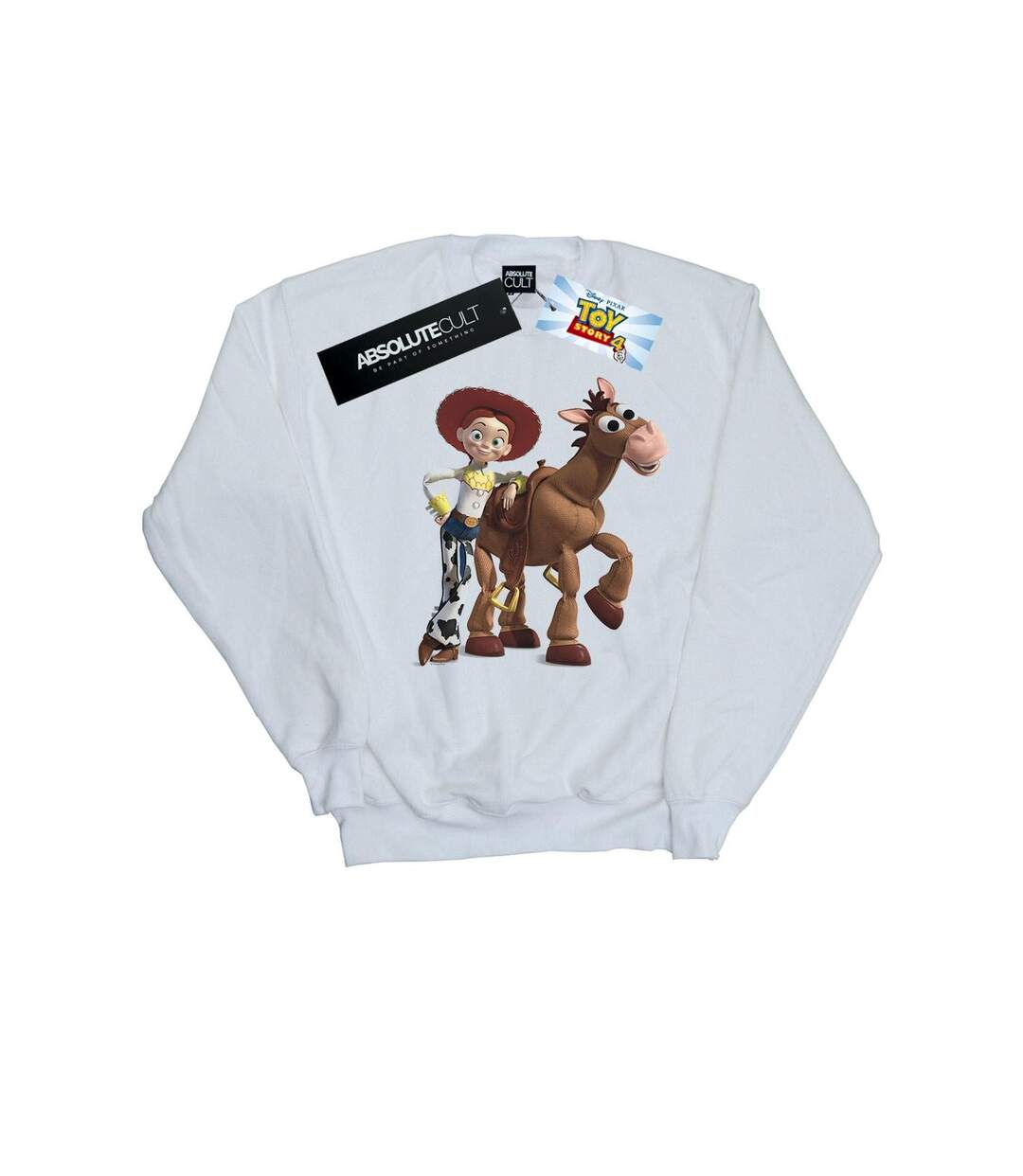 Disney Sweatshirt Womens/Ladies Toy Story 4 Jessie And Bullseye (Blanc) - UTBI48278-1