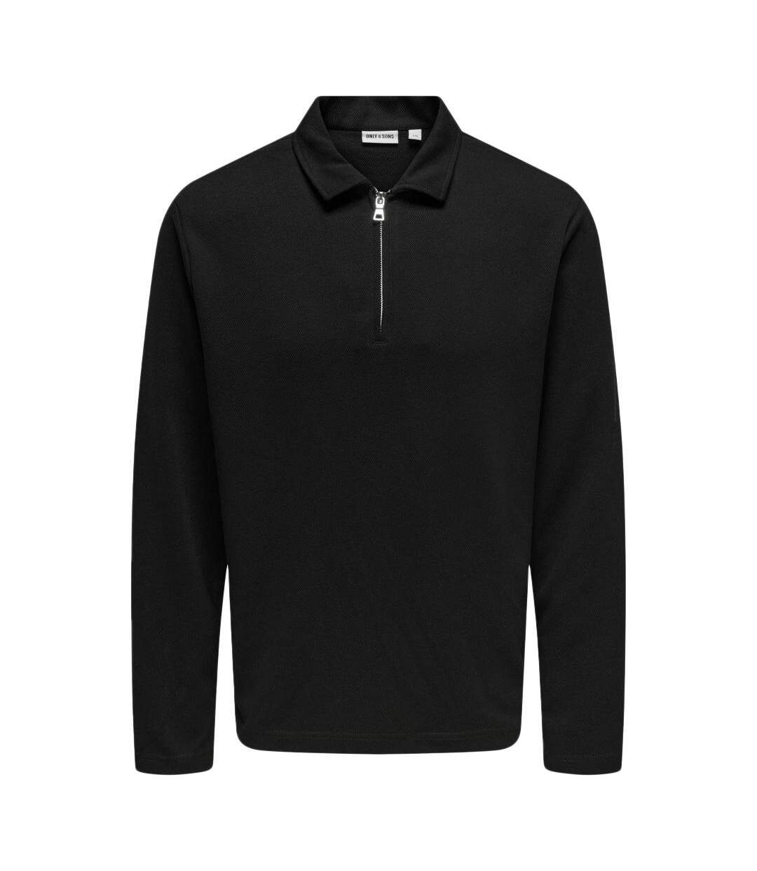 Polo noir homme only & sons newkodyl - l-1