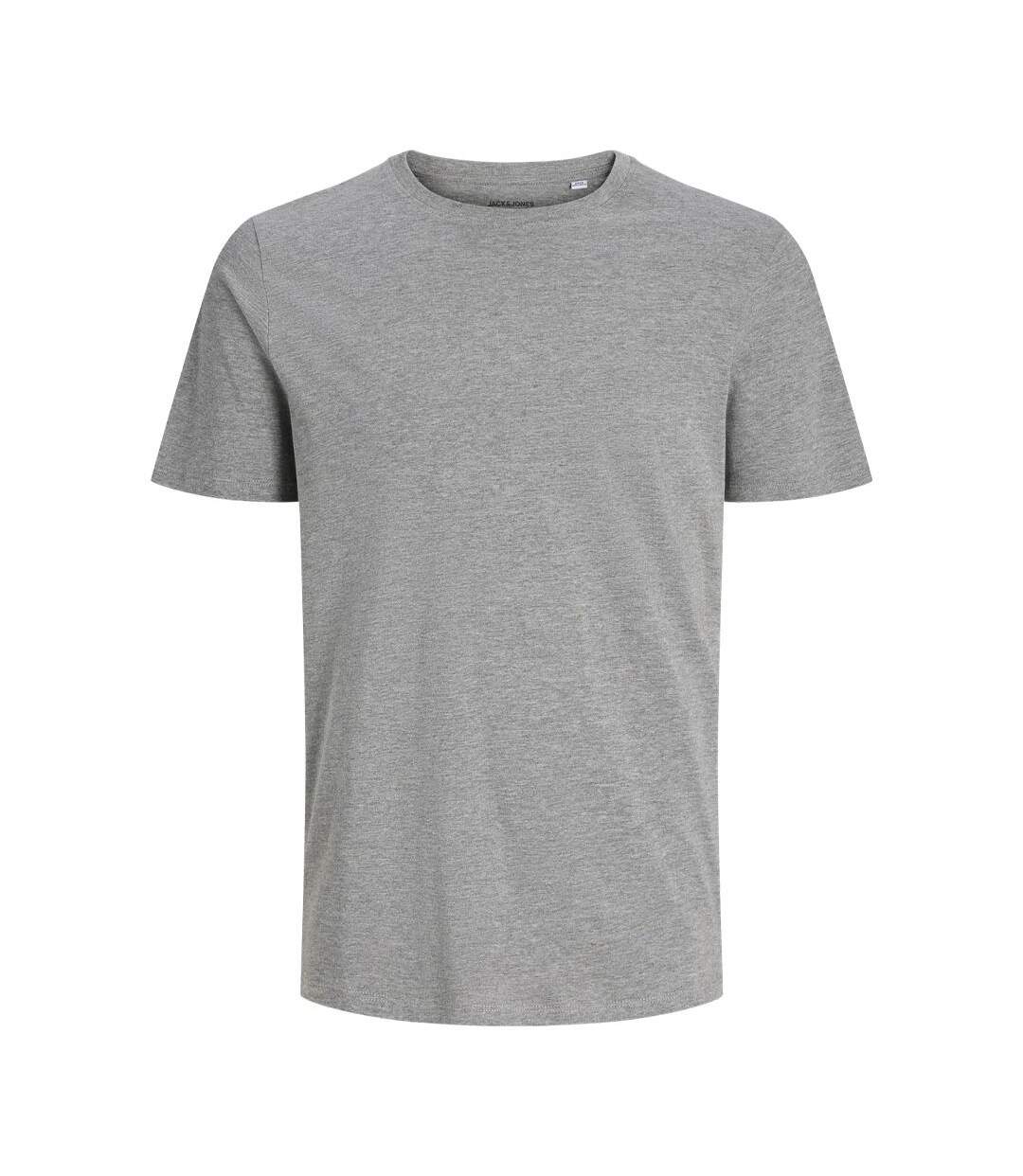 x3 t-shirts blanc/gris/noir homme jack & jones underwear-3