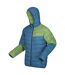 Mens hillpack ii colour block padded jacket moroccan blue/piquant green Regatta