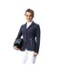 Womens/ladies roka royal diamante show jumping jacket navy/rose gold HyFASHION