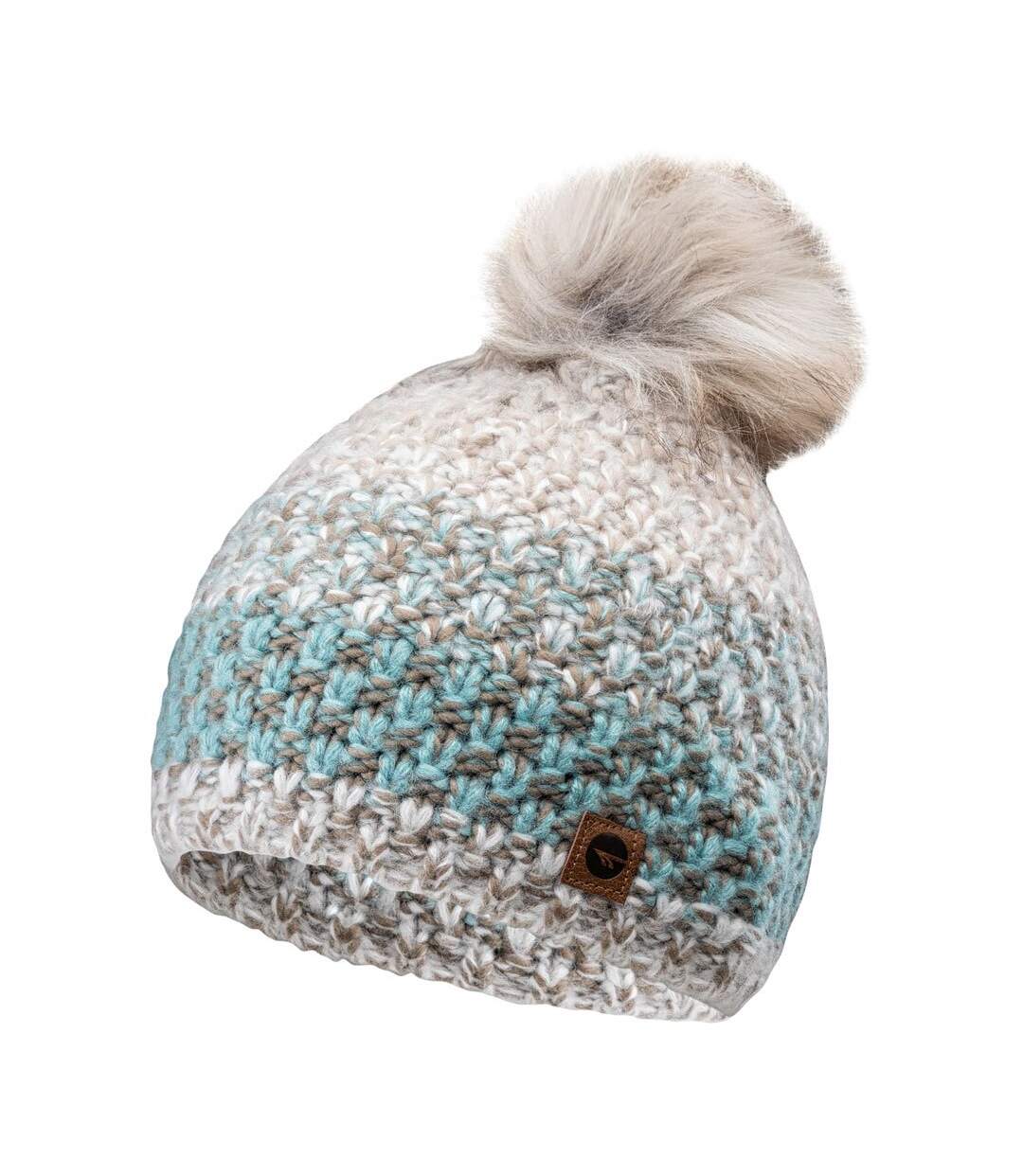 Chapeau D'hiver Cora Femmes/dames Blanc Sarcelle Clair Hi-Tec-3