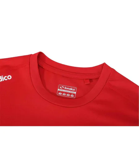 Haut Thermique Manches Longues Motif/style Central Homme Rouge Sondico
