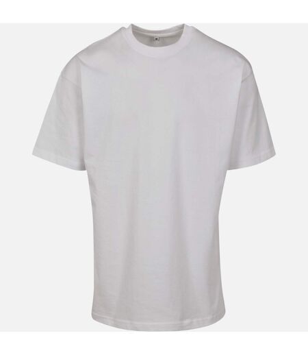 Build Your Brand Unisex Adults Wide Cut Jersey T-Shirt (White)