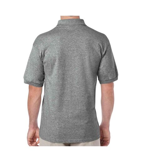 Polo classic homme gris foncé chiné Gildan