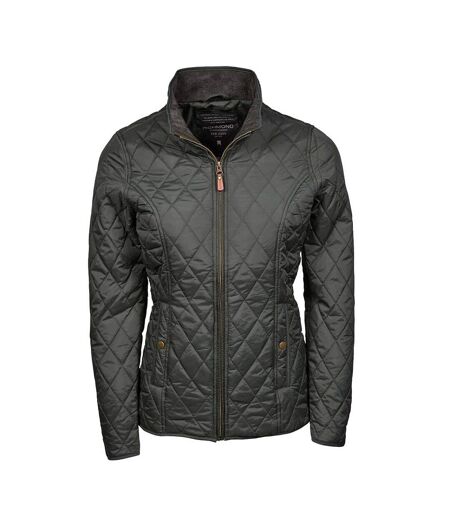 Blouson Matelassé Femme Bleu Marine Profond Teejays Richmond Diamond