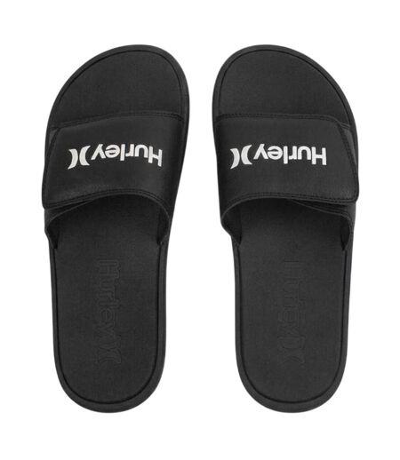 Mens Vel Sliders Black Hurley