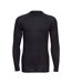 Portwest Unisex Adult Merino Wool Crew Neck Long-Sleeved Thermal Top (Black) - UTRW9221