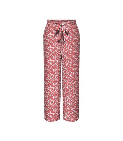 Pantalon Rose/Blanc Femme Only Nova Life Palazzo - 34