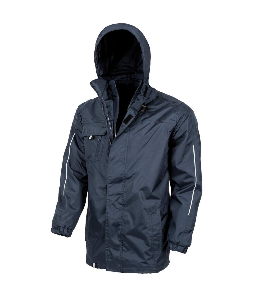 Result Core Mens Printable 3-In-1 Transit Jacket (Navy) - UTPC2639