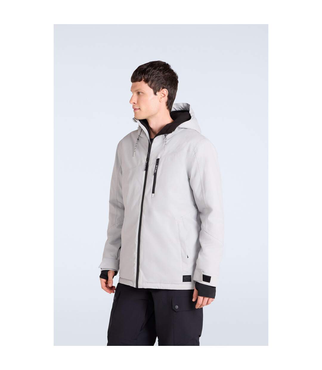 Blouson De Ski Laxx Homme Gris Animal-1