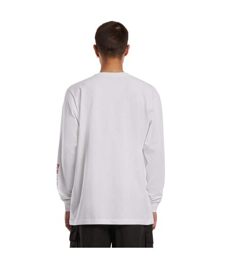 Mens Cash Only Long-sleeve T-shirt Blanc Mister Tee
