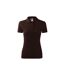 Womens/ladies Pique Polo Shirt Brown Malfini-3