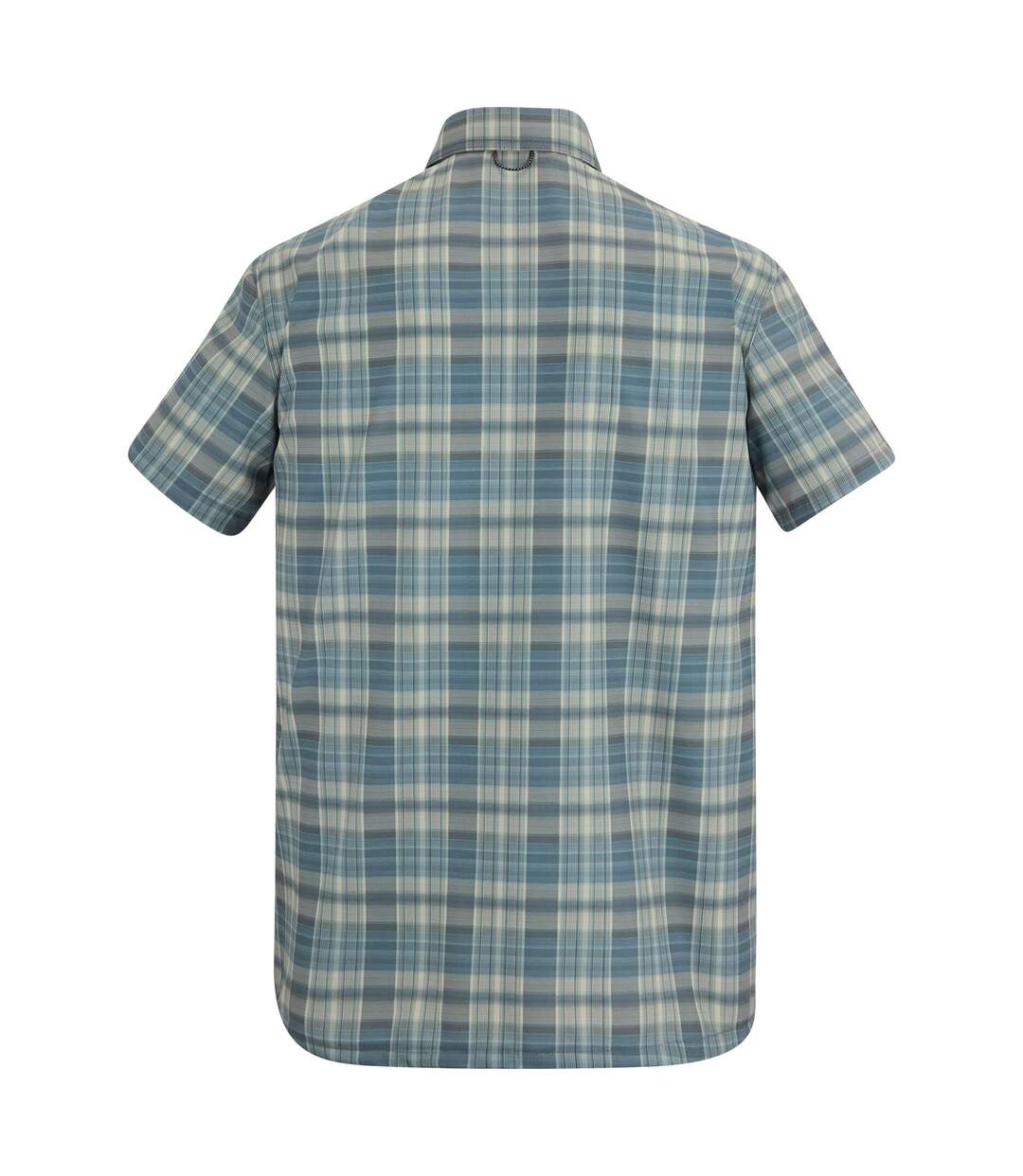 Chemise De Voyage Manches Courtes Motif/style À Carreaux Homme Bleu De Gris À Carreaux Regatta-3