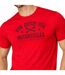 T-shirt homme col rond en jersey 140grm imprimé devant Log5 Vondutch-2