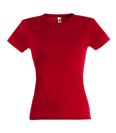 SOLS Womens/Ladies Miss Short Sleeve T-Shirt (Red) - UTPC289