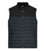 Bodywarmer matelassé - Homme - JN1332 - gris carbone et noir