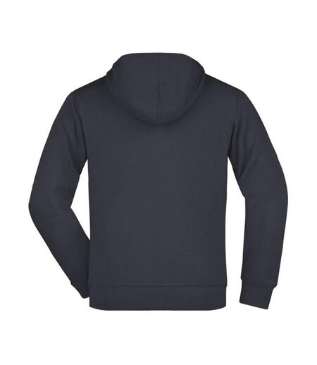 Sweat À Capuche Homme Bleu Marine James And Nicholson