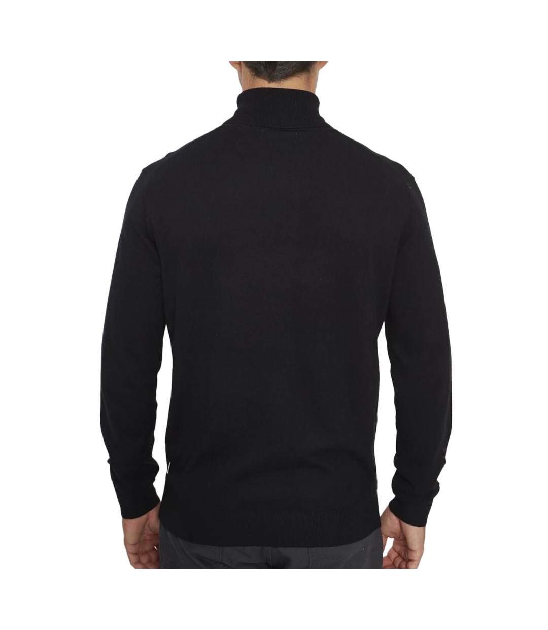 Pull col roulé noir homme jack & jones whemil - l-2