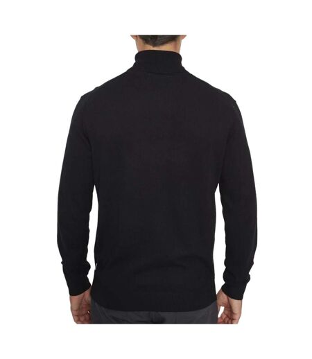 Pull col roulé noir homme jack & jones whemil - l