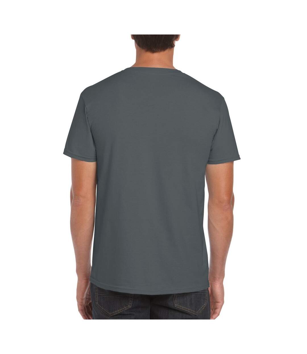 T-shirt manches courtes homme gris foncé Gildan