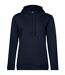 Sweat À Capuche Inspire Femme Bleu Marine B&C-1