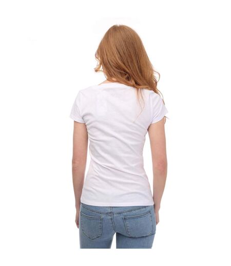 T-shirt femme blanc Armani